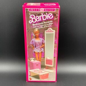 Barbie Sweet Roses Bedroom Accents 1987 Mattel‎ 5986 NRFB New & Sealed